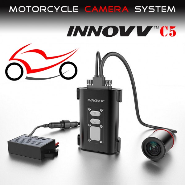 INNOVV C5 Black Case & 3-Meter Cable Motorcycle Camera System